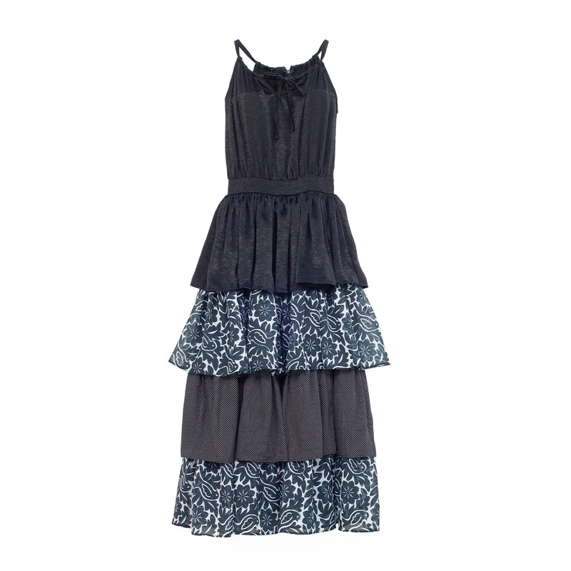 AL-W57 Vestido Tirante Olanes